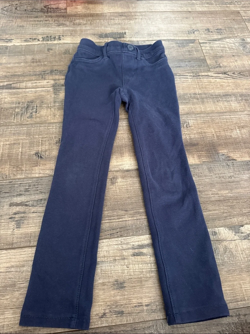 Girls Children’s Place Navy Blue Uniform Jeggings Size 6 Slim